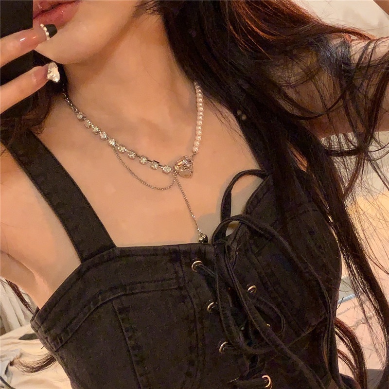 Vòng cổ Mặt Hình Trái Tim Thiết Kế Mới Mẻ