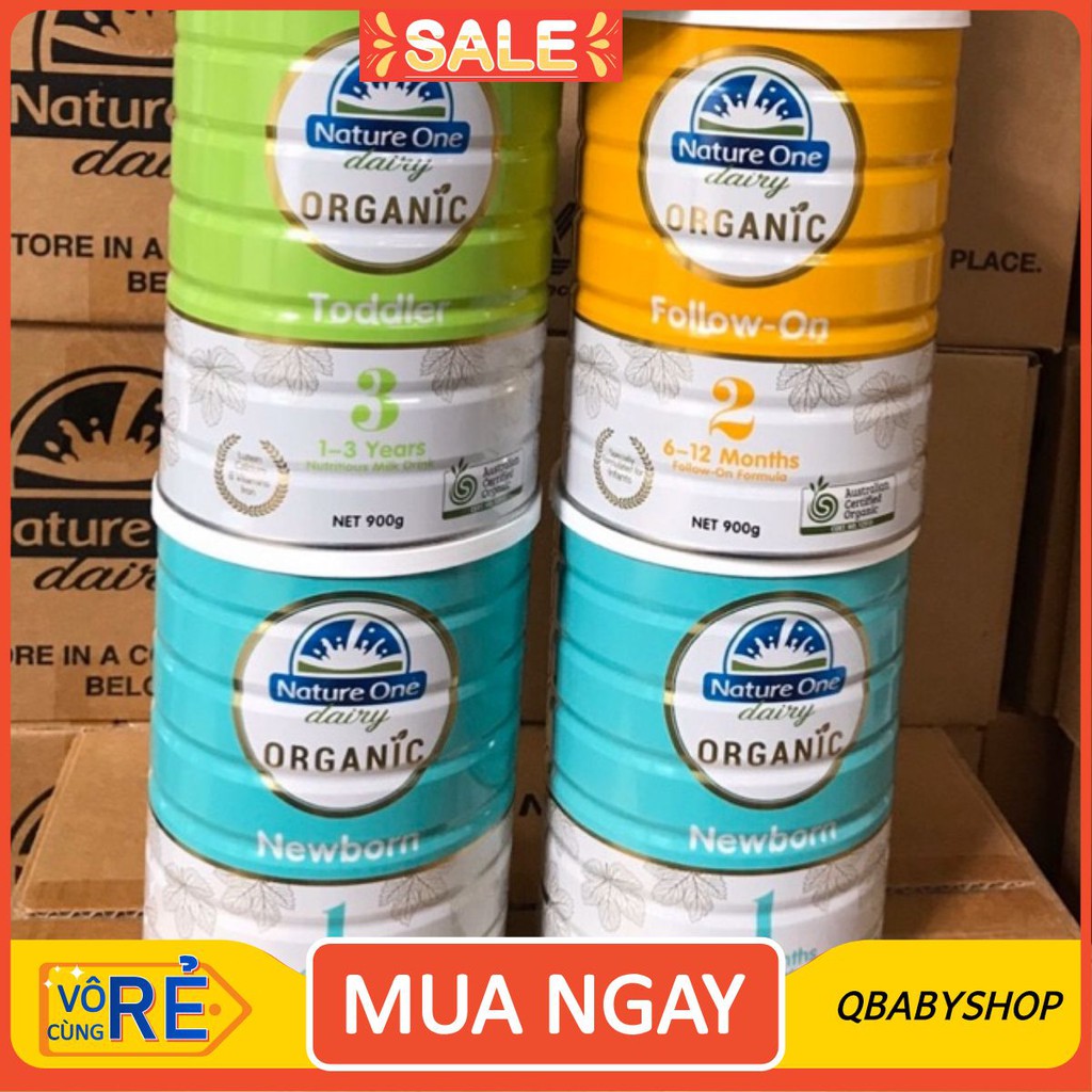 Sữa bột Nature - Sữa Nature One Dairy Organic số 1.2.3 úc date 12/2021