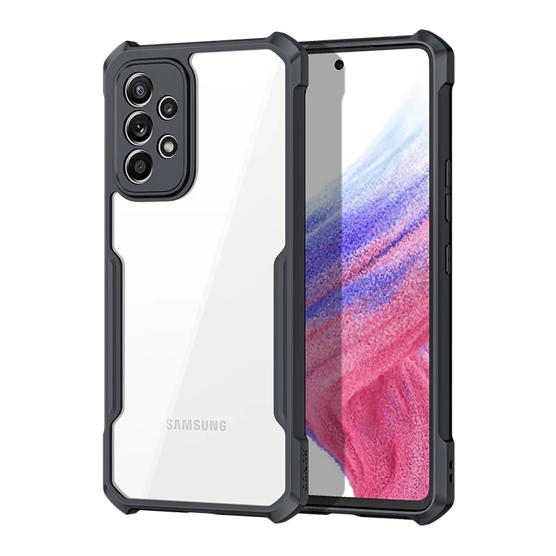 Ốp Điện Thoại Acrylic Trong Suốt Chống Sốc Cho Samsung Galaxy A73 A53 A33 A23 A13 A03 A04 4G 5G