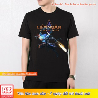 Áo thun game Liên Quân màu đen in hình Ngộ Không Wukong Siêu Việt M2751