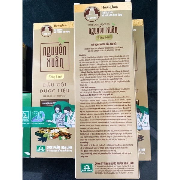 DẦU GỘI NGUYÊN XUÂN BỒNG BỀNH
