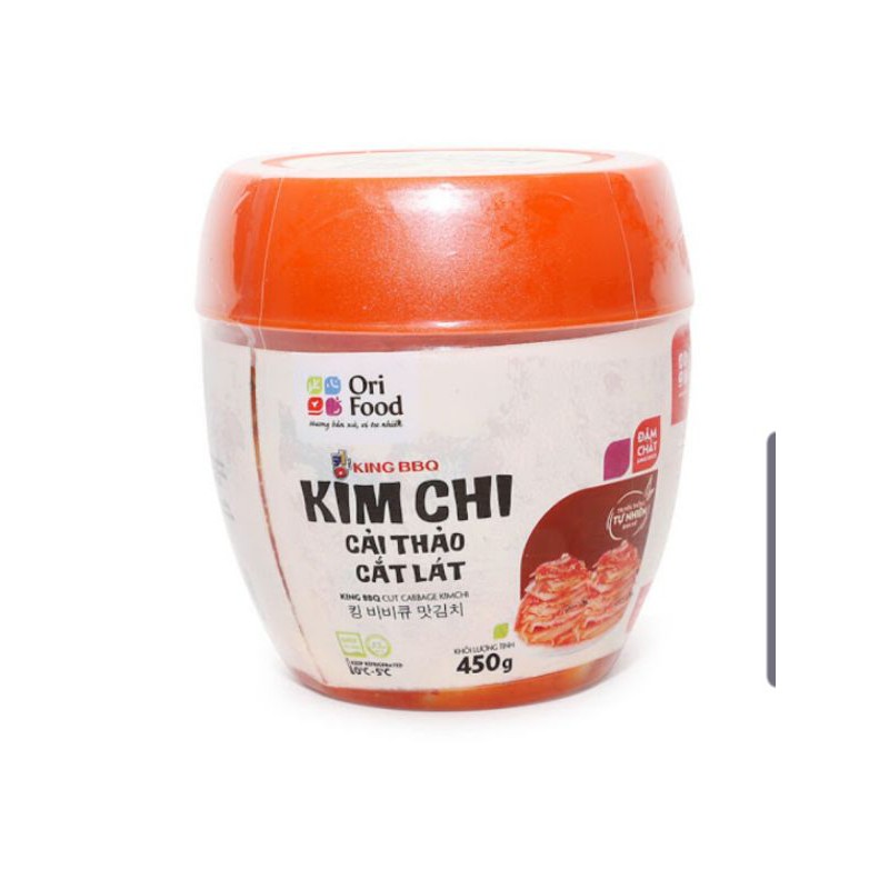 KING BBQ KIM CHI CẢI THẢO CẮT LÁT HỘP 450G