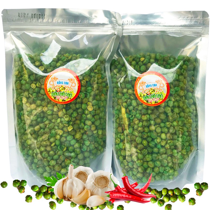 1 Kg Đậu Hà Lan Sấy Muối Ớt Thương Hiệu Rồng Con