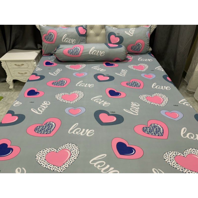 Bộ drap thun Hàn Quốc 4 món