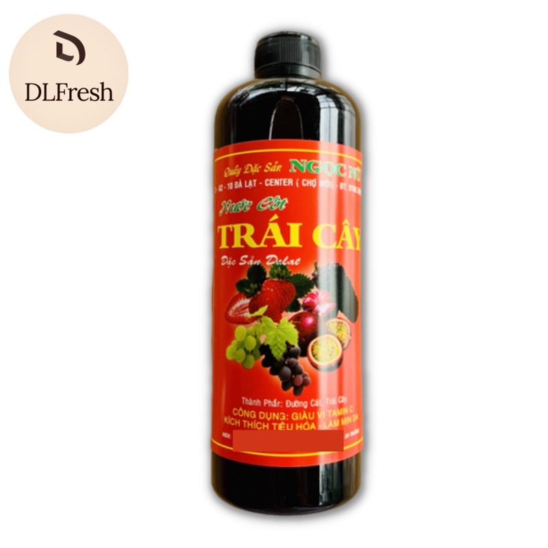 Nước trái cây lên men DLFresh nước cốt trái cây mix vị 500ml