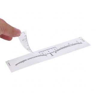 Thước dán đo và căn chỉnh lông mày