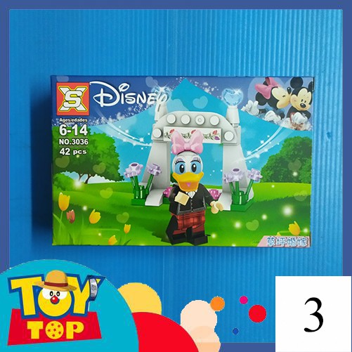 Ghép Mickey Disney chuột Mickey mouse, vịt Donald mẫu đám cưới lắp ghép
