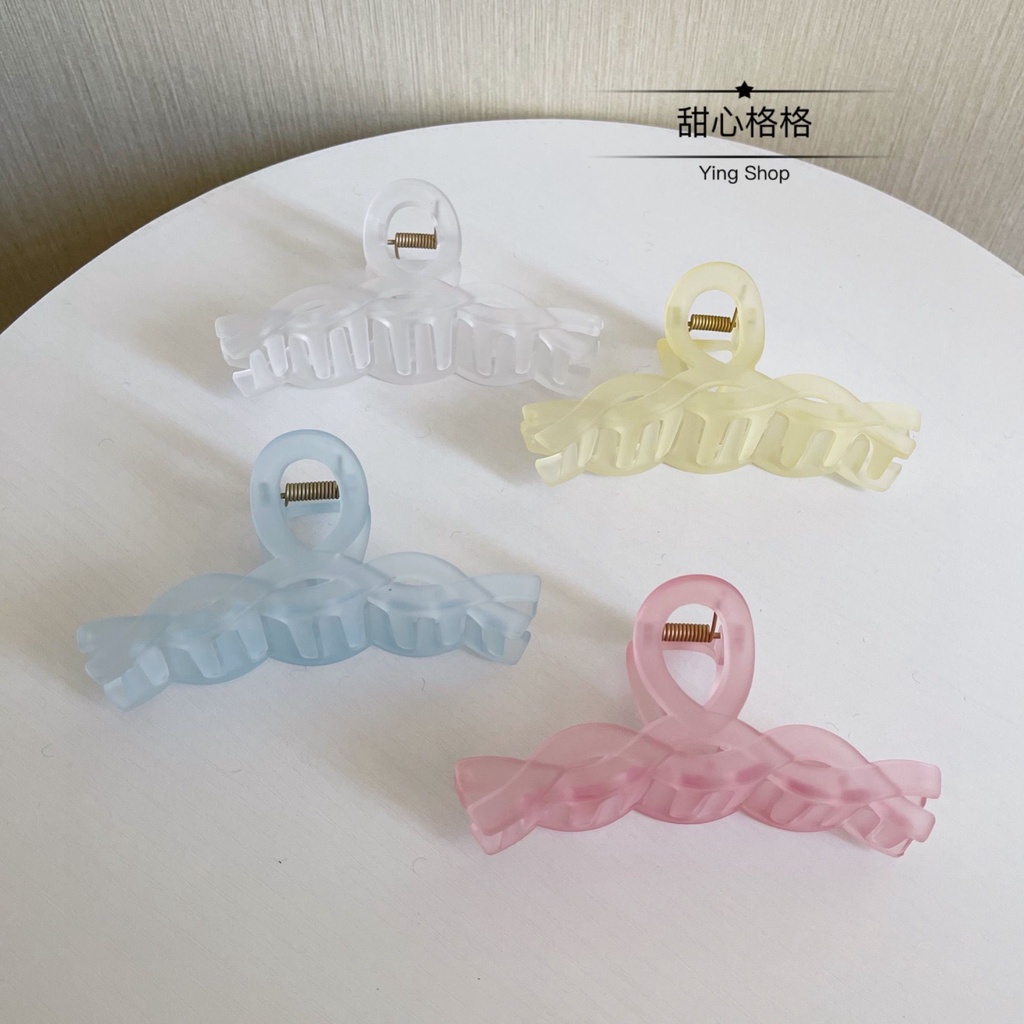 Kẹp tóc càng cua trong suốt độc đáo thời trang dành cho nữ