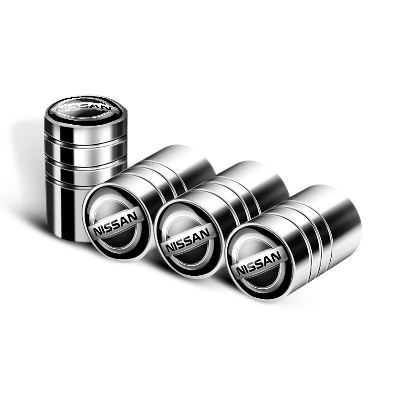 Set 4 nắp van lốp xe tiện dụng cho ô tô Honda Toyota Hyundai Kia Mitsubishi