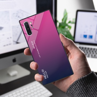 Ốp lưng kính cường lực Samsung Galaxy Note 10 plus 5G - Gradient edition