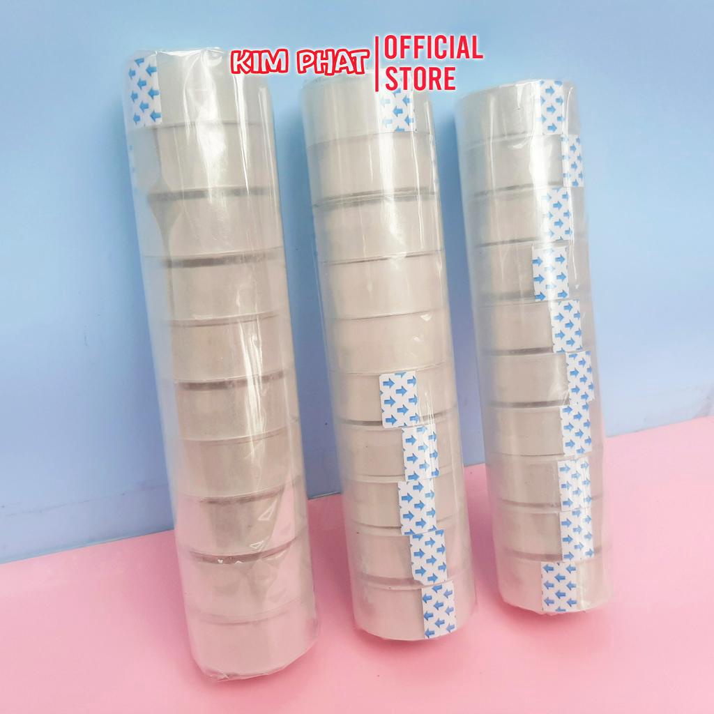 Băng dính văn phòng, băng keo nhỏ màu trắng