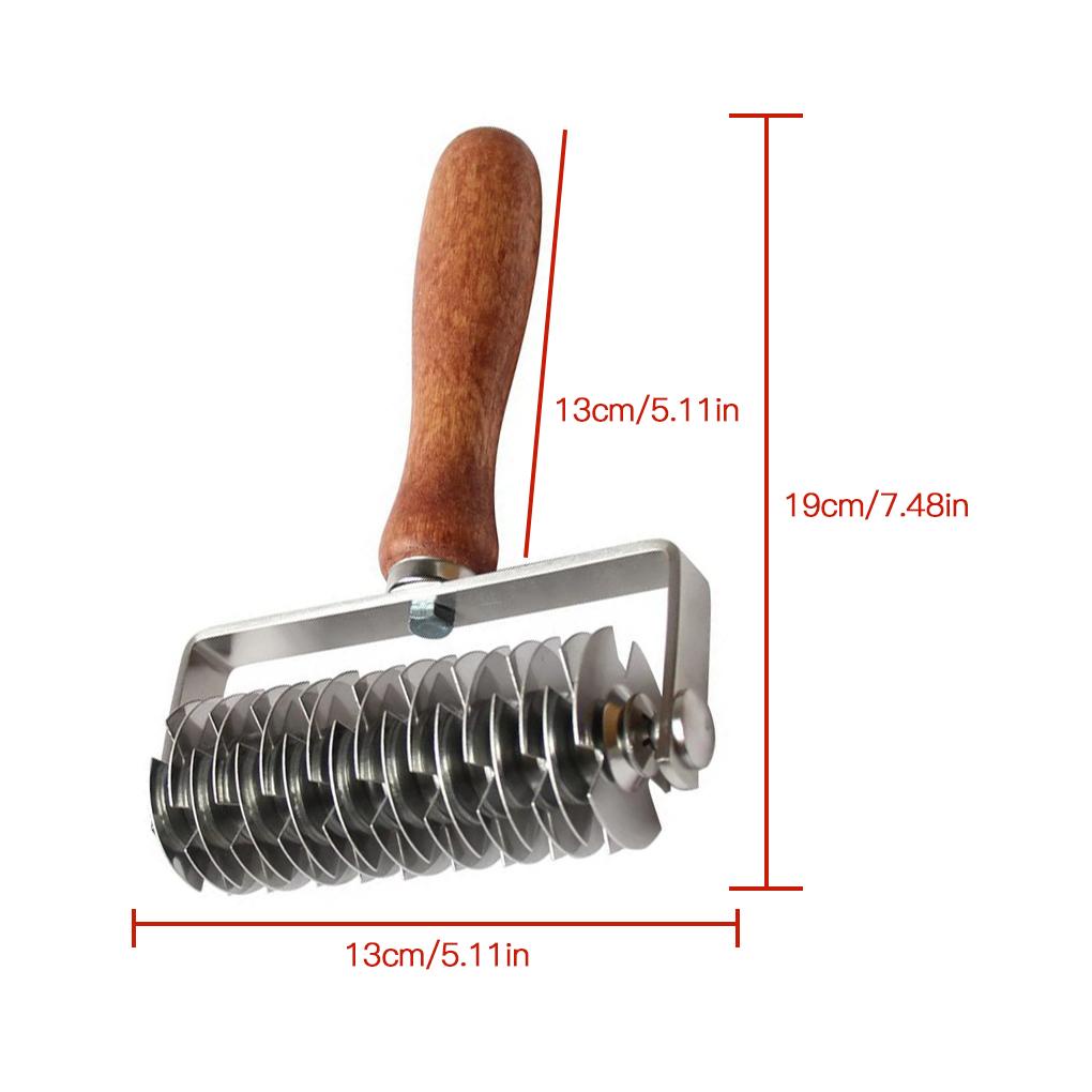 Dụng Cụ Lăn Cắt Bột Làm Bánh Bằng Thép Không Gỉ Loại 1