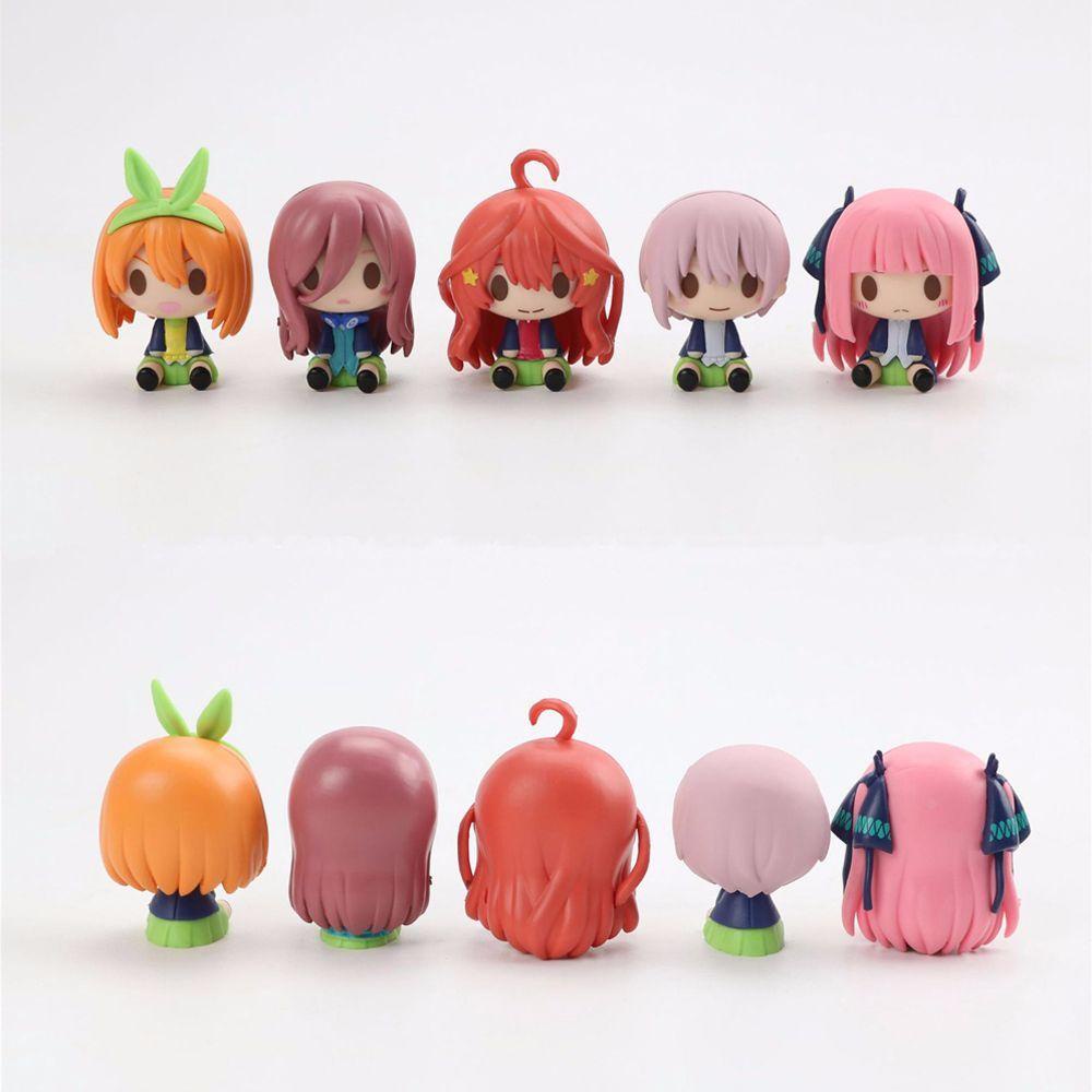 HARRIETT Set 5 Mô Hình Nhân Vật Hoạt Hình Anime