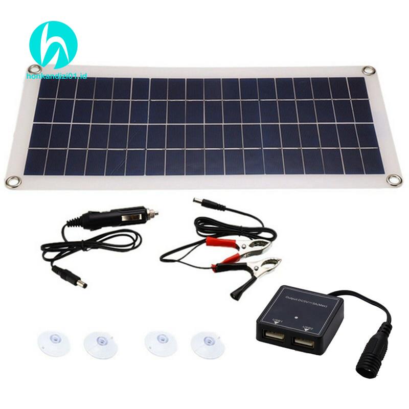 1 tấm pin năng lượng mặt trời 300W hai cổng USB/DC