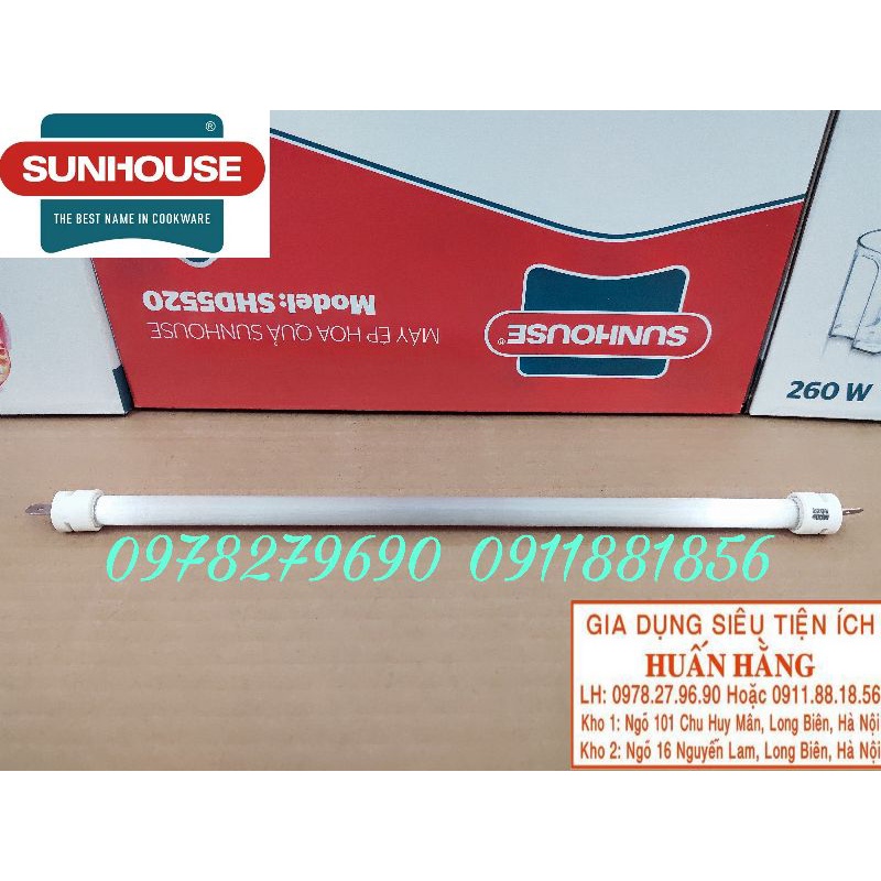 (LINH KIỆN CHÍNH HÃNG) BÓNG ĐÈN SƯỞI HALOGEL 400W SUNHOUSE SHD7016 SHD7021 SHD7022 SHD7013 SHD7010