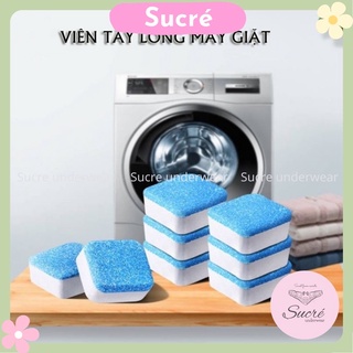 Viên tẩy lồng giặt vệ sinh máy giặt