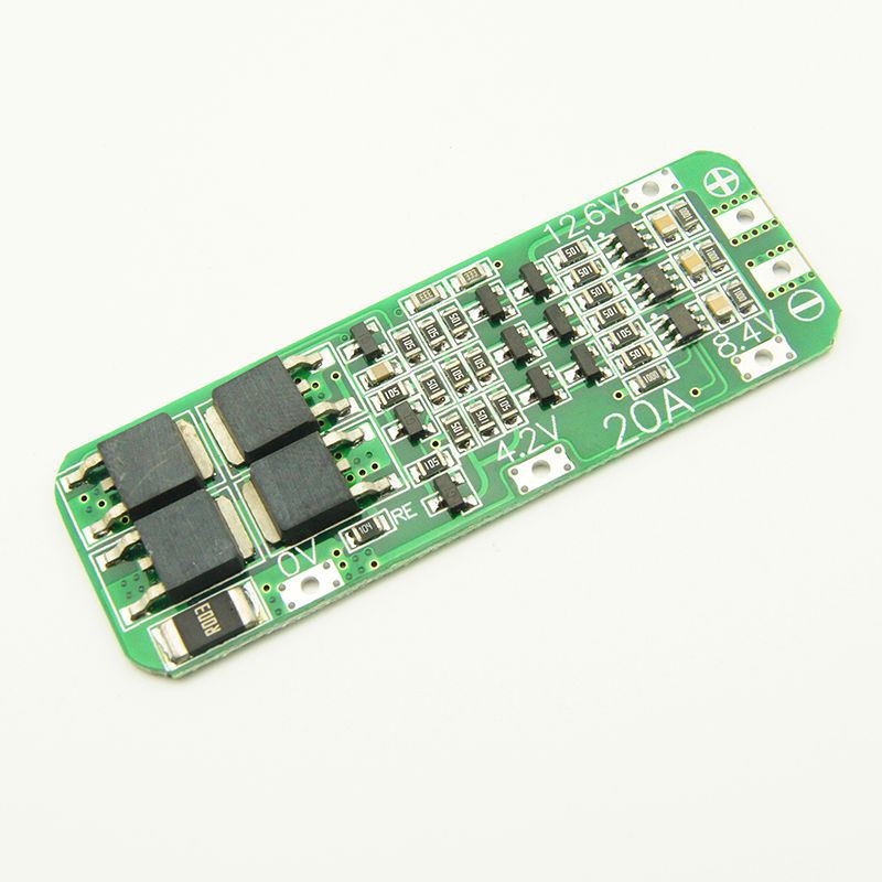 Bảng mạch bảo bệ BMS PCB cho pin Lithium 18650 Li-lion Mo6dun 12.6B Cell 59x20x3.4mm