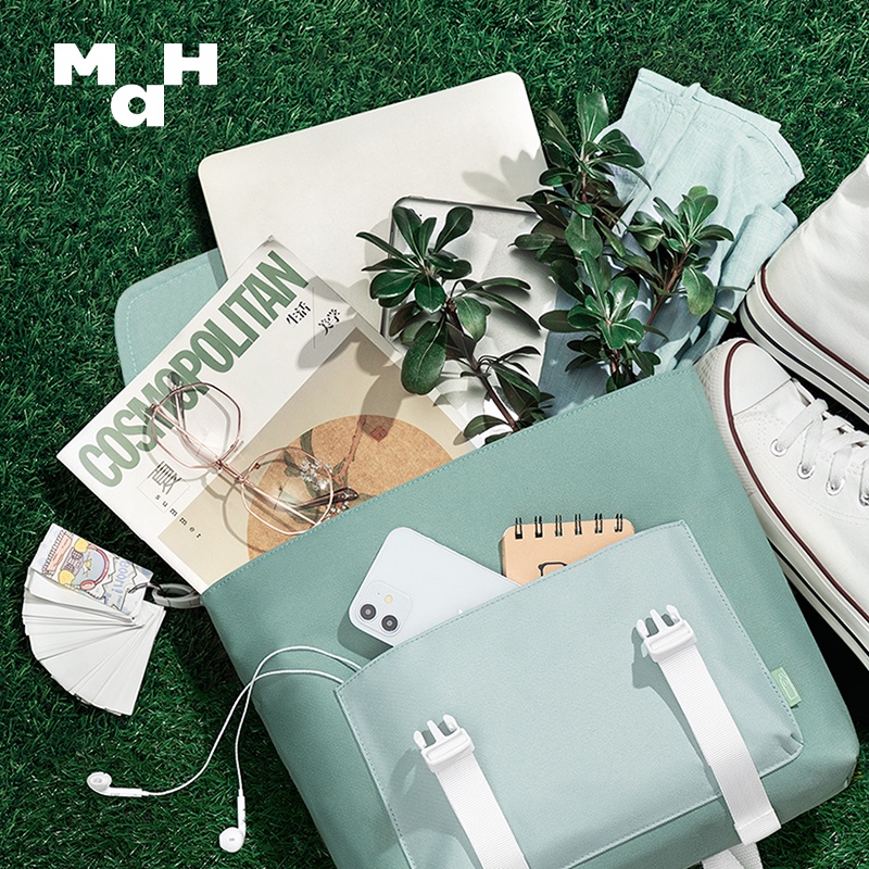 MAH OLI Túi Cambridge phong cách tái chế Ba lô máy tính xách tay du lịch giải trí – tiêu chuẩn