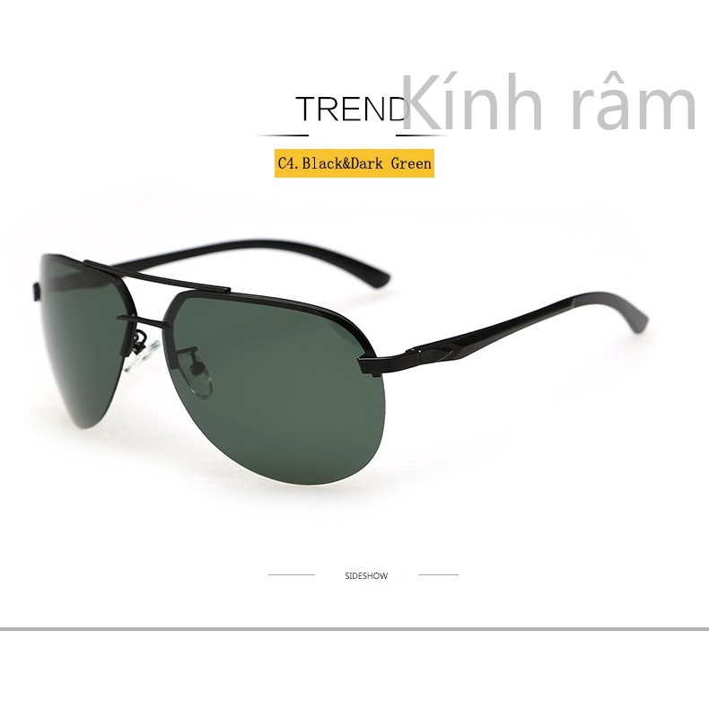 Kính mát thời trang gọng chất liệu nhôm