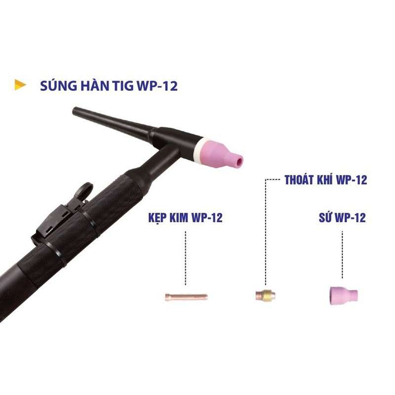 Tay mỏ hàn tig làm mát bằng nước WP18