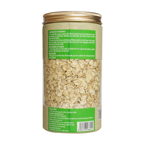 YẾN MẠCH VINAMIT ORGANIC 450G