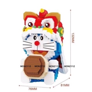 Mô hình lego tự lắp ráp Doraemon Doremon diy
