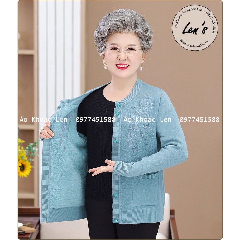 ÁO KHOÁC TRUNG NIÊN LỚN TUỔI LÓT LÔNG