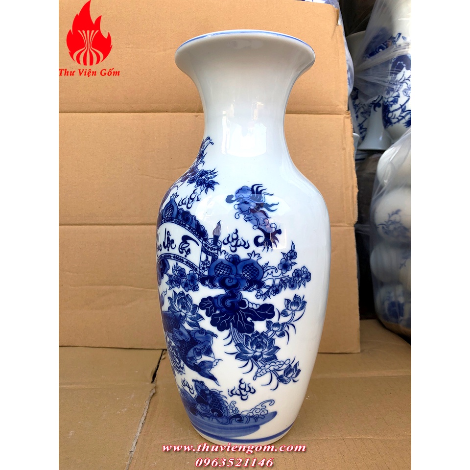 Lọ Lục bình Gốm sứ Bát Tràng