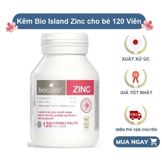 Kẽm Bio Island Zinc cho bé 120 Viên chính hãng của Úc