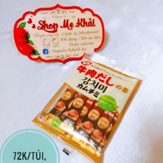 Hạt nêm cho bé từ các loại đang có
