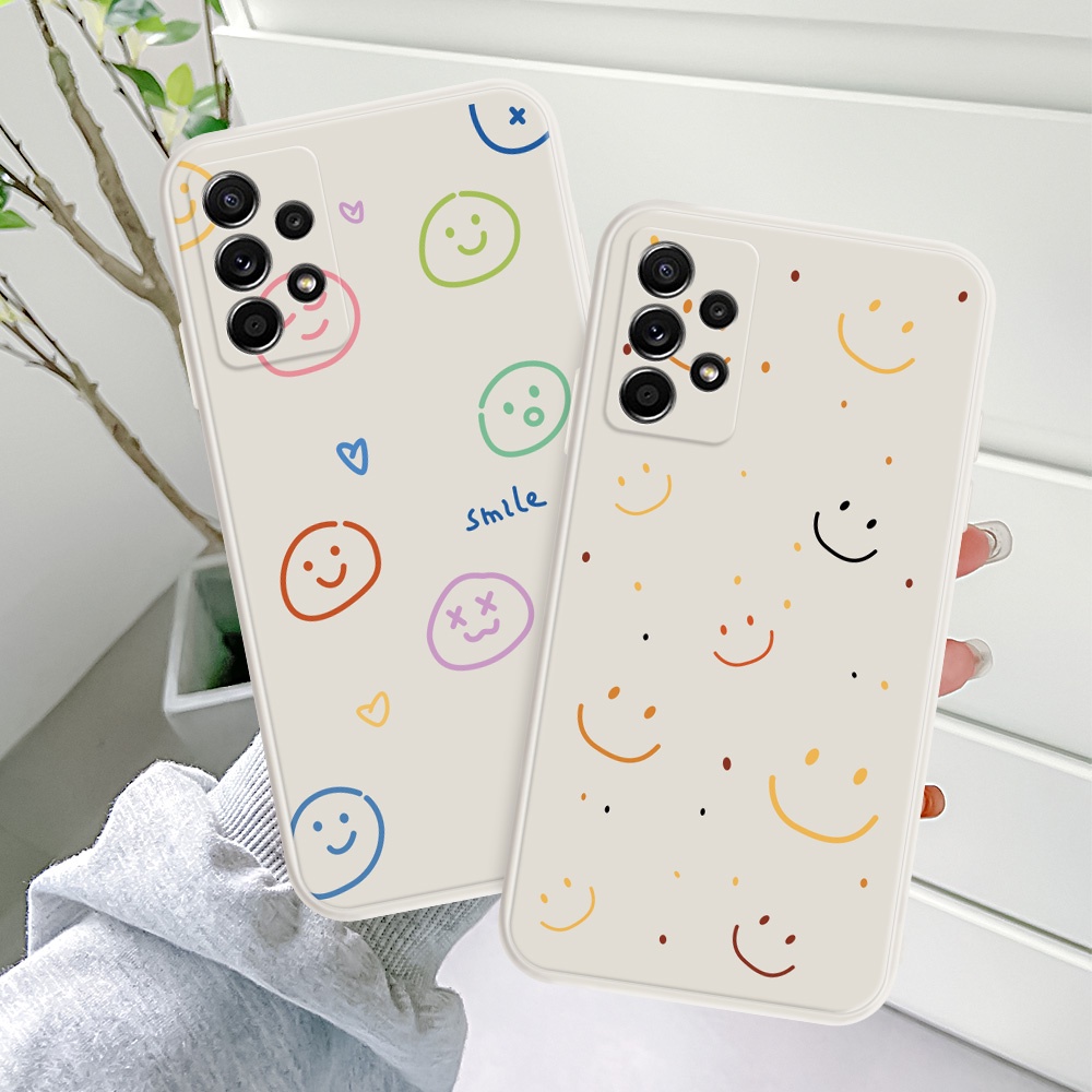 Ốp Điện Thoại Hình Mặt Cười Cho A50S A50 Samsung A31 A30S J6 J4 Plus J6 Prime A71 A51 A30 A20 A7 M10S #H099