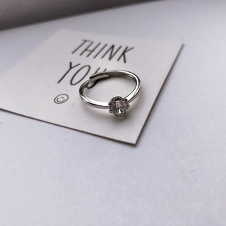 Moissan diamond adjustable ring accessories women