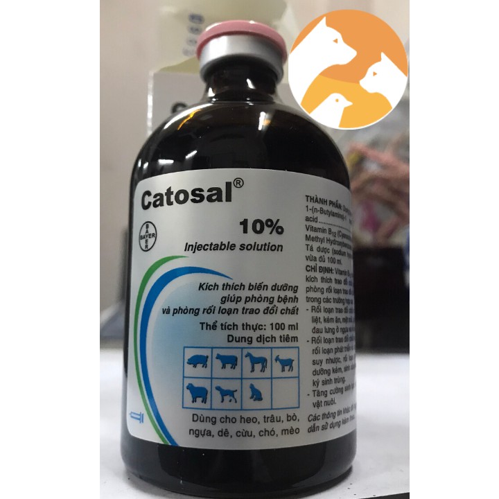 Catosal [100 ml] Sản phẩm bổ cao cấp cho vật nuôi