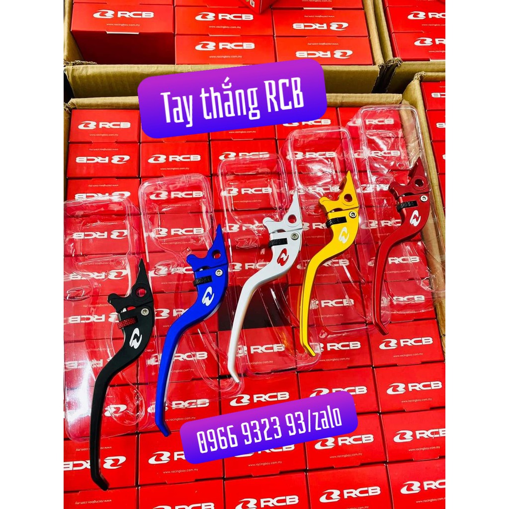 Tay phanh đĩa RCB V6 CHÍNH HÃNG LẮP WAVE, RSX, FUTURE PHANH ĐĨA