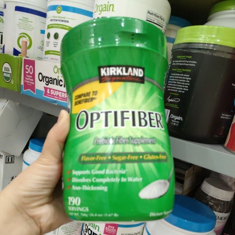 Bột Hòa Tan Bổ Sung Chất Xơ Kirkland Optifiber 760gr - Hàng Mỹ