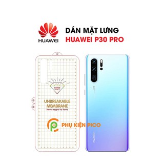Dán PPF P30 Pro full mặt lưng - Dán PPF mặt lưng Huawei P30 Pro full viền dẻo trong suốt
