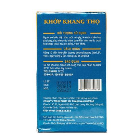 [ HÀNG CHÍNH HÃNG ] Khớp Khang Thọ  - Hỗ trợ giảm viêm khớp, giảm đau xương khớp, tê nhức tay chân (Lọ 40g)