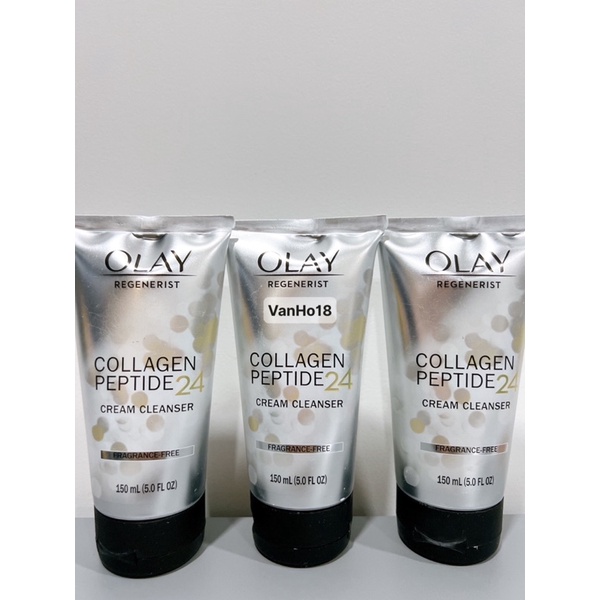 OLAY USA_Sữa Rửa Mặt OLAY Regenerist COLLAGEN PEPTIDE24 Cream Cleanser