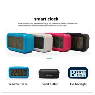 Đồng Hồ Báo Thức Điện Tử Màn Hình Led Phát Sáng Cho Phòng Ngủ