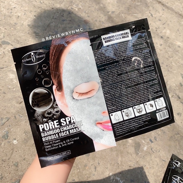 Hộp 8 mặt nạ sủi bọt thải độc Pore Spa của Aichun beauty - BX2891