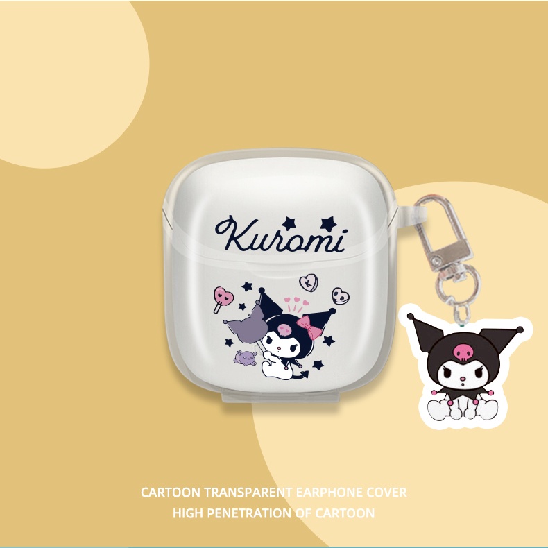 Vỏ Bảo Vệ Hộp Sạc Tai Nghe bluetooth Không Dây JBL Tune 225 TWS Bằng TPU Mềm Chống Sốc Họa Tiết Hoạt Hình Đơn Giản Ốp