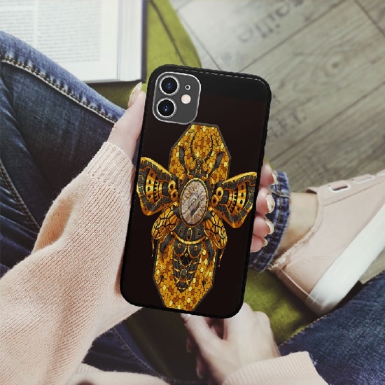Ốp ĐT Đôi Cho Bạn Thân Hình Bí Ẩn Bọ Hung Mạ Vàng Chống Bụi Bẩn cho IPHONE SAMSUNG MYS20220397