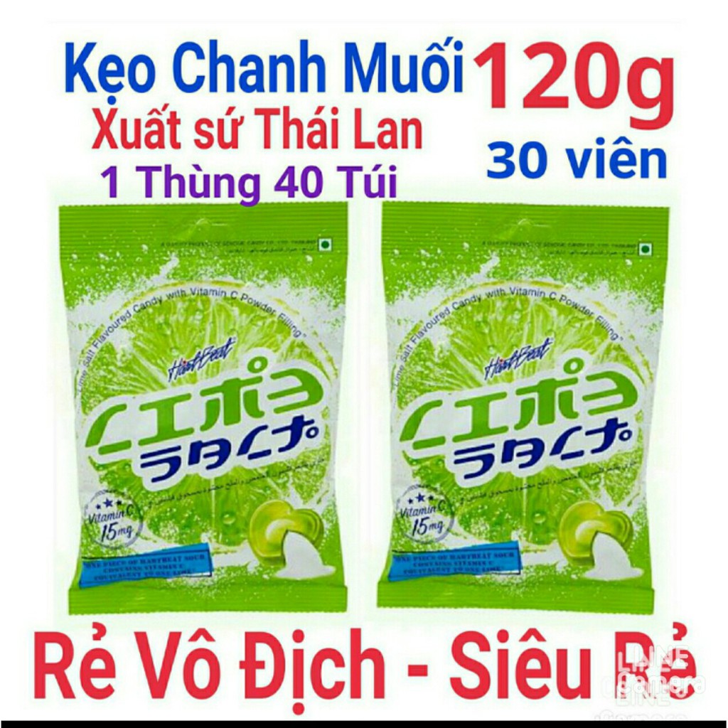 kẹo chanh muối thái lan 120 g