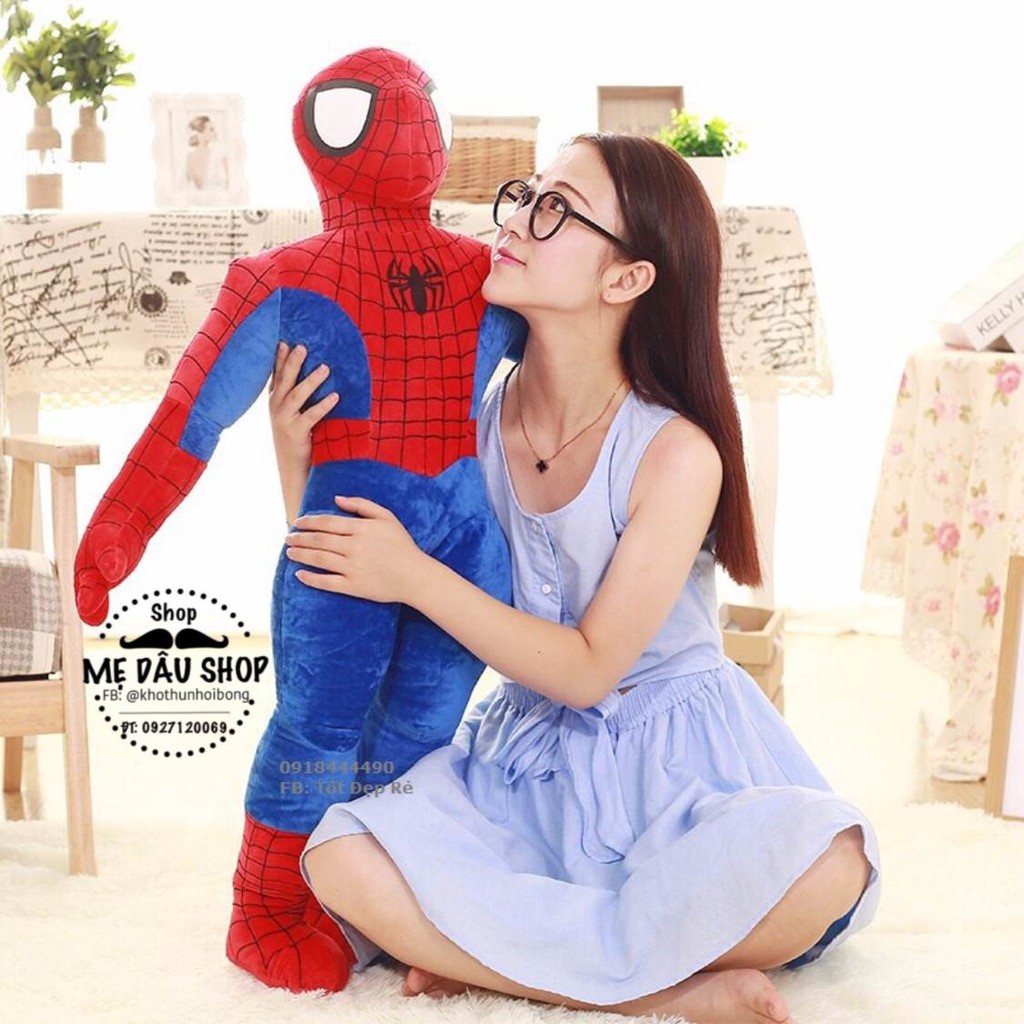 GẤU BÔNG NGƯỜI NHỆN SIZE LỚN 70CM