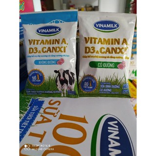 Sữa Bịch Không Đường Vinamilk 220ml