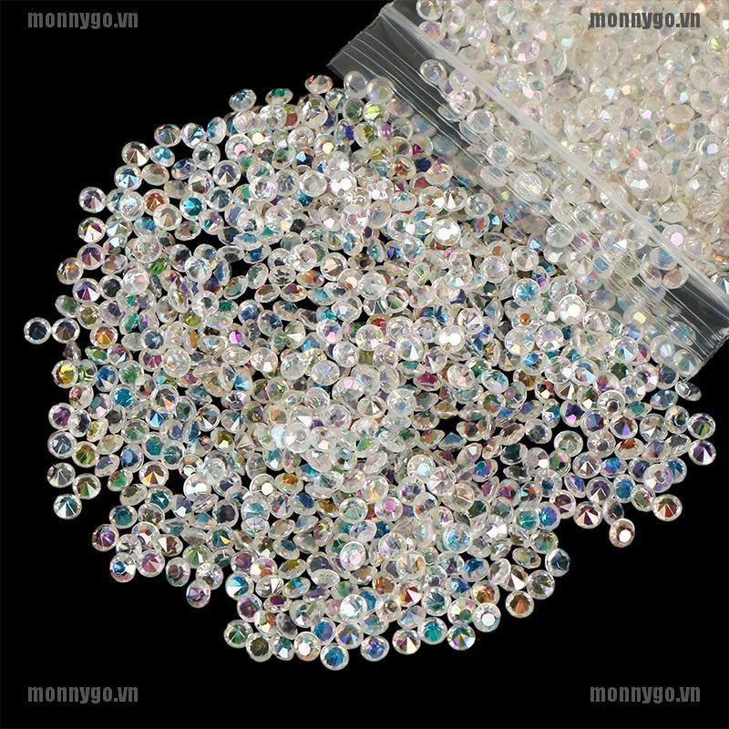 2000 Viên Kim Cương Pha Lê 4.5mm Trang Trí Bàn Tiệc Cưới
