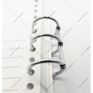 Khoen tròn inox ba làm Flashcard, sổ, tài liệu,album, học liệu cho bé đủ loại