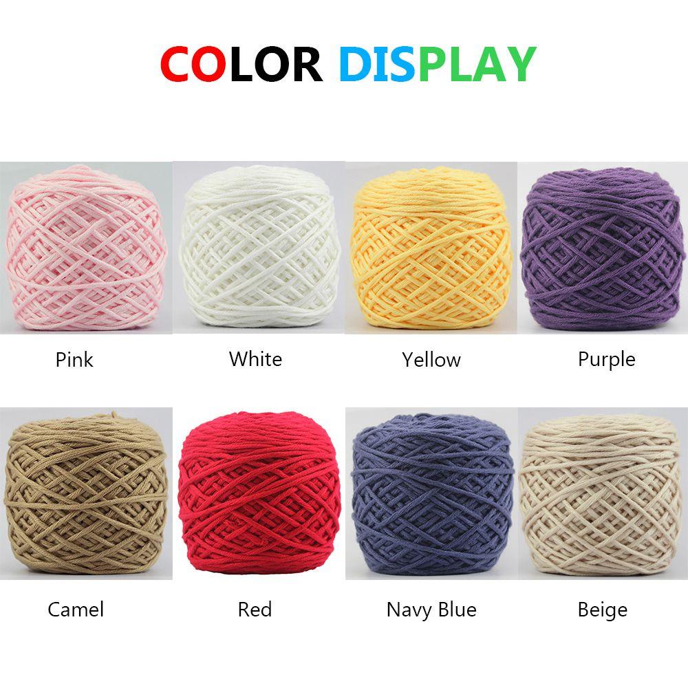Cuộn Len Đan Sợi Móc Mềm Mại Dày Dặn 200g