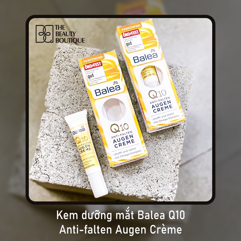 Kem dưỡng mắt Balea Q10 Anti-falten Augen Crème 200g