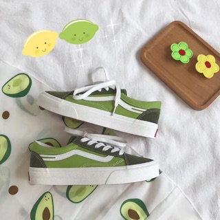 Giày vải ulzzang màu trái bơ order